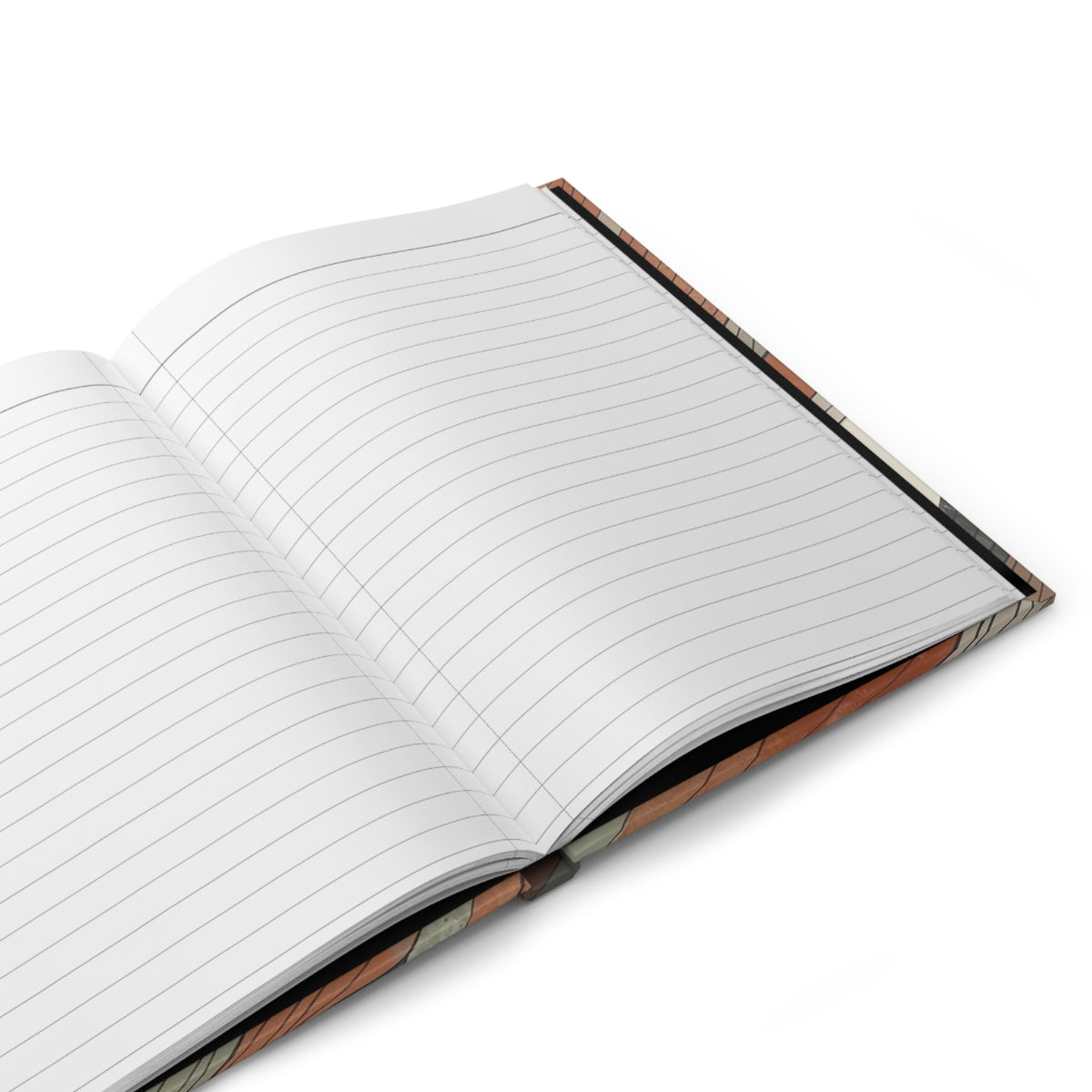 Abstract Topography Variant 5 Hardcover Journal - Matte Lined Notebook