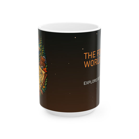 The Forever World Campfire Quest Ceramic Mug