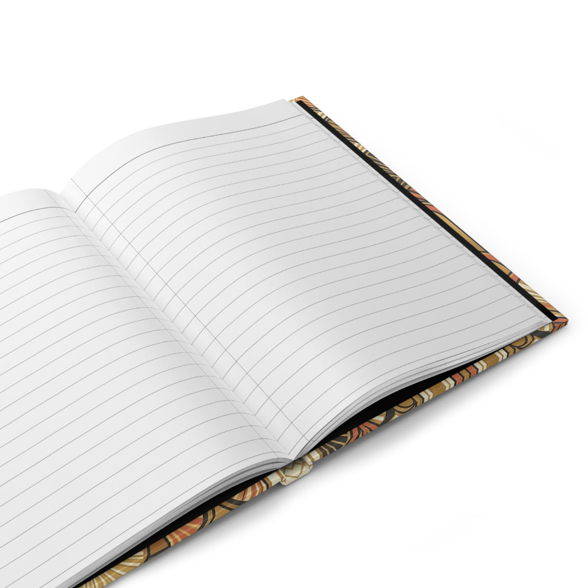 Art Deco Sunrise Variant 4 Hardcover Journal - Matte Lined Notebook