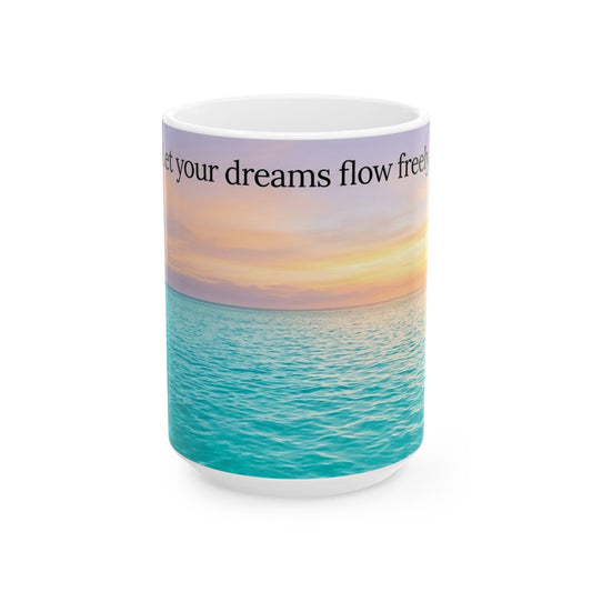 Tropical Ocean Nature Quote Ceramic Mug