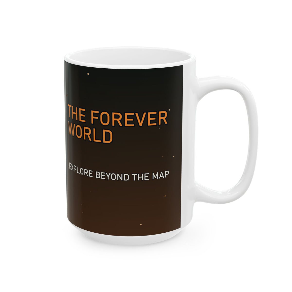 The Forever World Campfire Quest Ceramic Mug