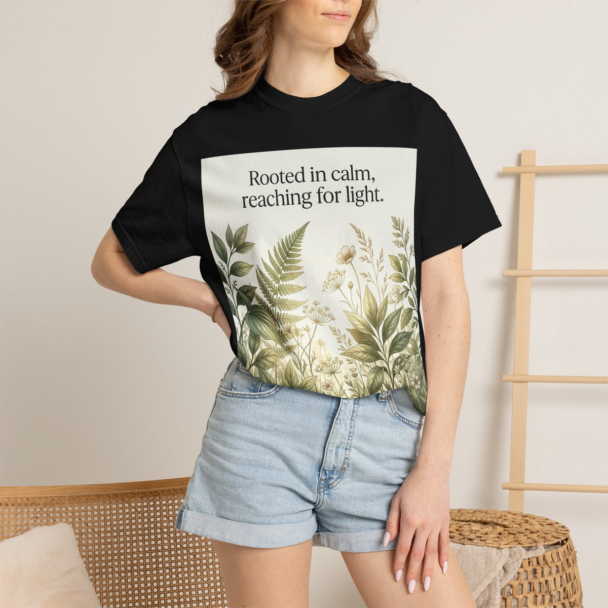 Botanical Meadow Premium Garment-Dyed T-Shirt | Comfort Colors 1717