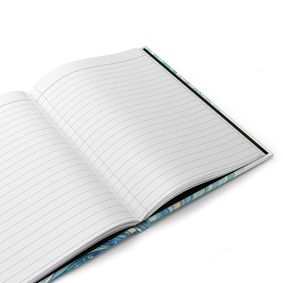 Ocean Currents Hardcover Journal - Matte Lined Notebook