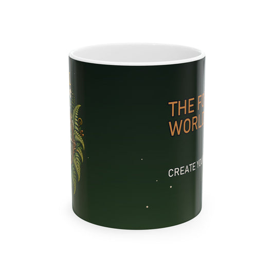 The Forever World Wildlands Compass Ceramic Mug