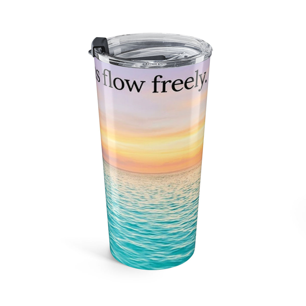 Tropical Ocean Nature Quote 20oz Insulated Tumbler