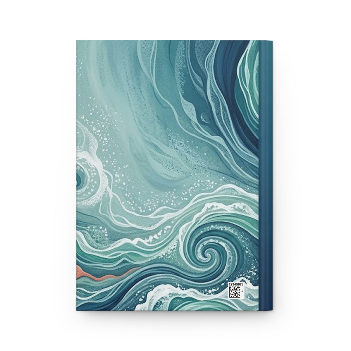 Ocean Currents Variant 1 Hardcover Journal - Matte Lined Notebook