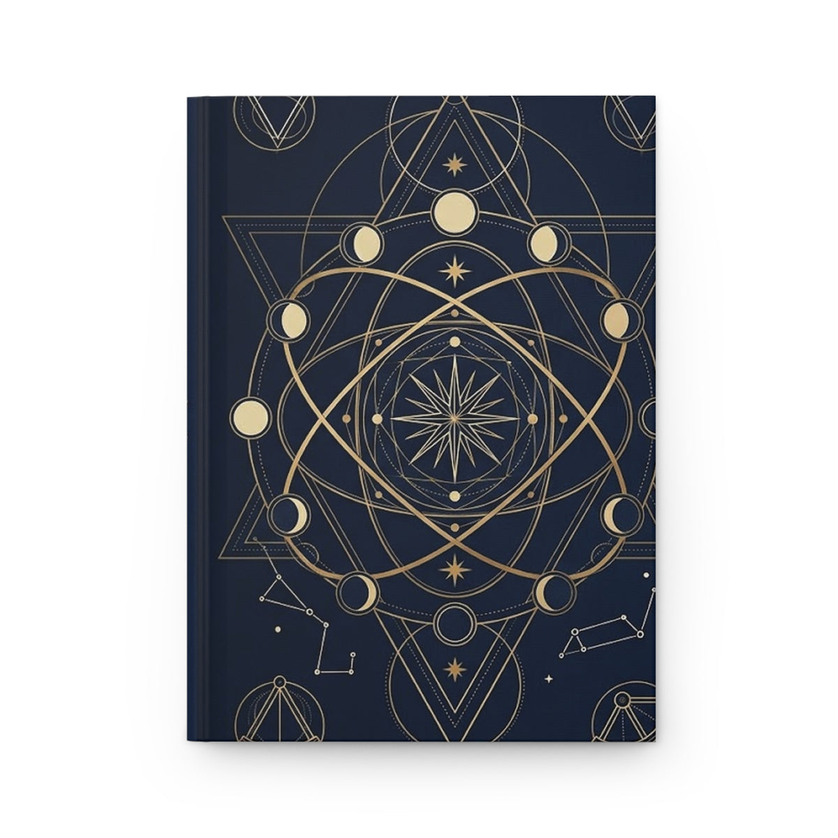 Celestial Geometry Variant 3 Hardcover Journal - Matte Lined Notebook