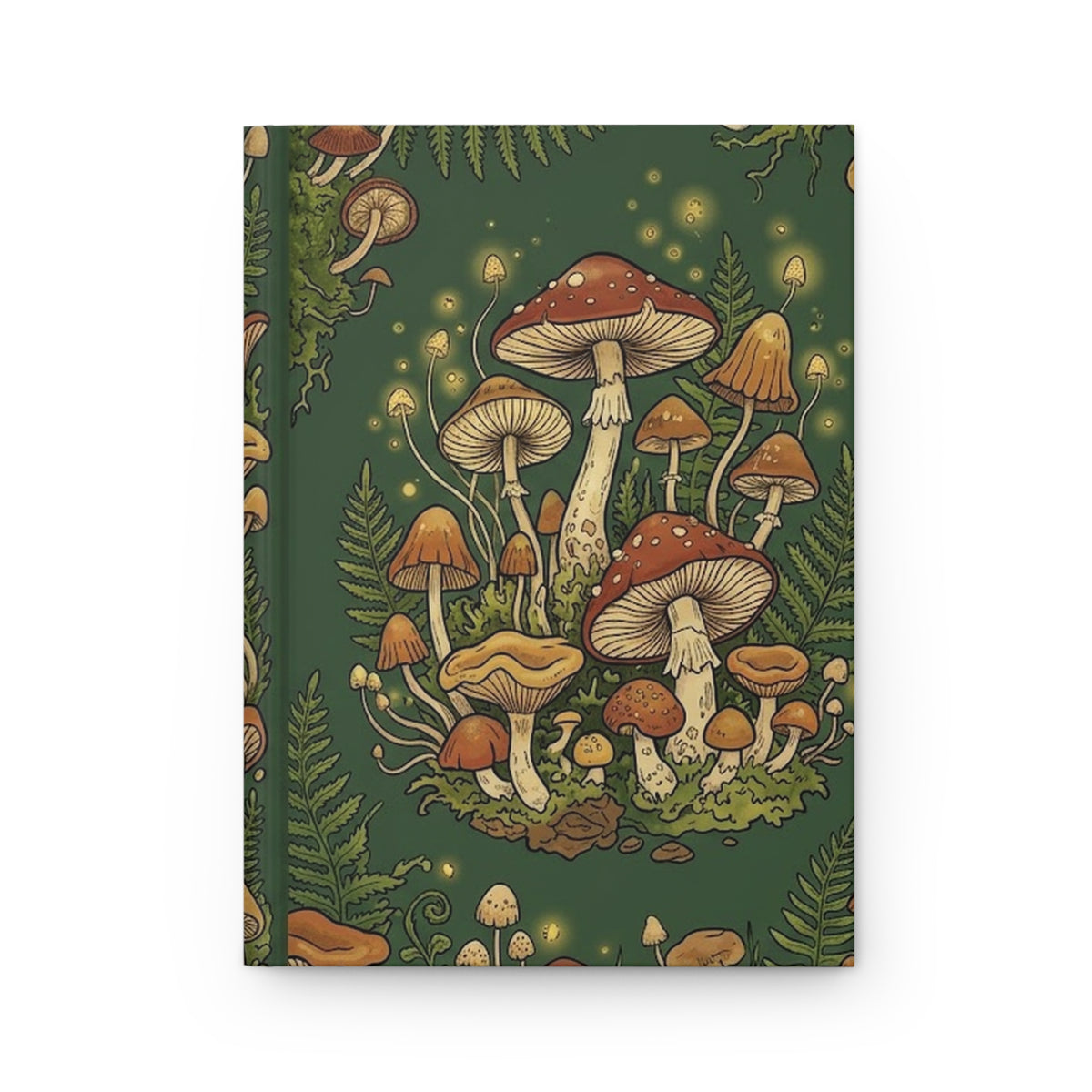 Forest Fungi Hardcover Journal - Matte Lined Notebook