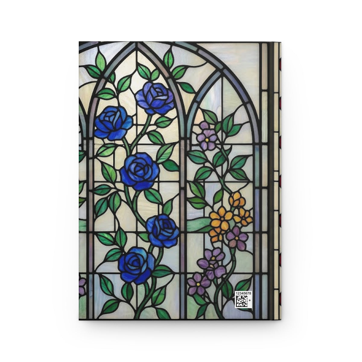 Stained Glass Garden Variant 2 Hardcover Journal - Matte Lined Notebook