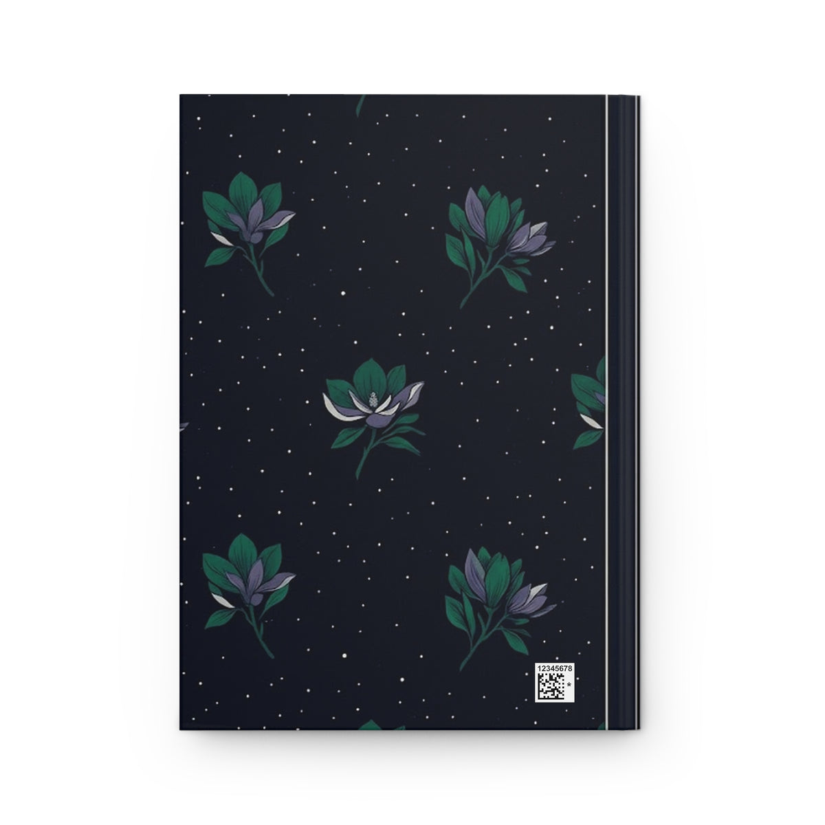Midnight Botanicals Variant 1 Hardcover Journal - Matte Lined Notebook