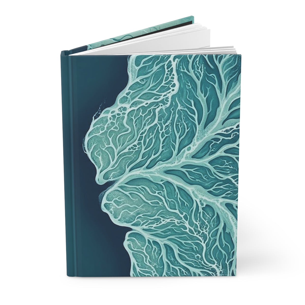 Ocean Currents Variant 3 Hardcover Journal - Matte Lined Notebook