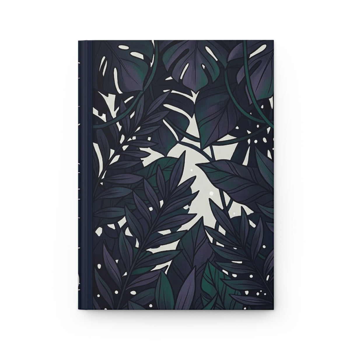 Midnight Botanicals Variant 5 Hardcover Journal - Matte Lined Notebook