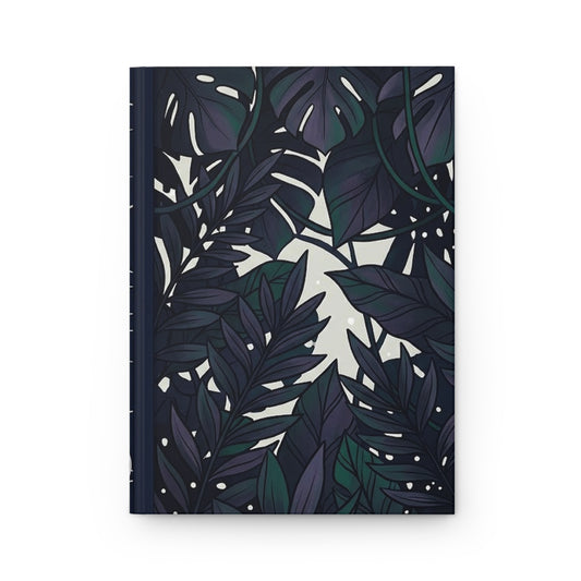 Midnight Botanicals Variant 5 Hardcover Journal - Matte Lined Notebook