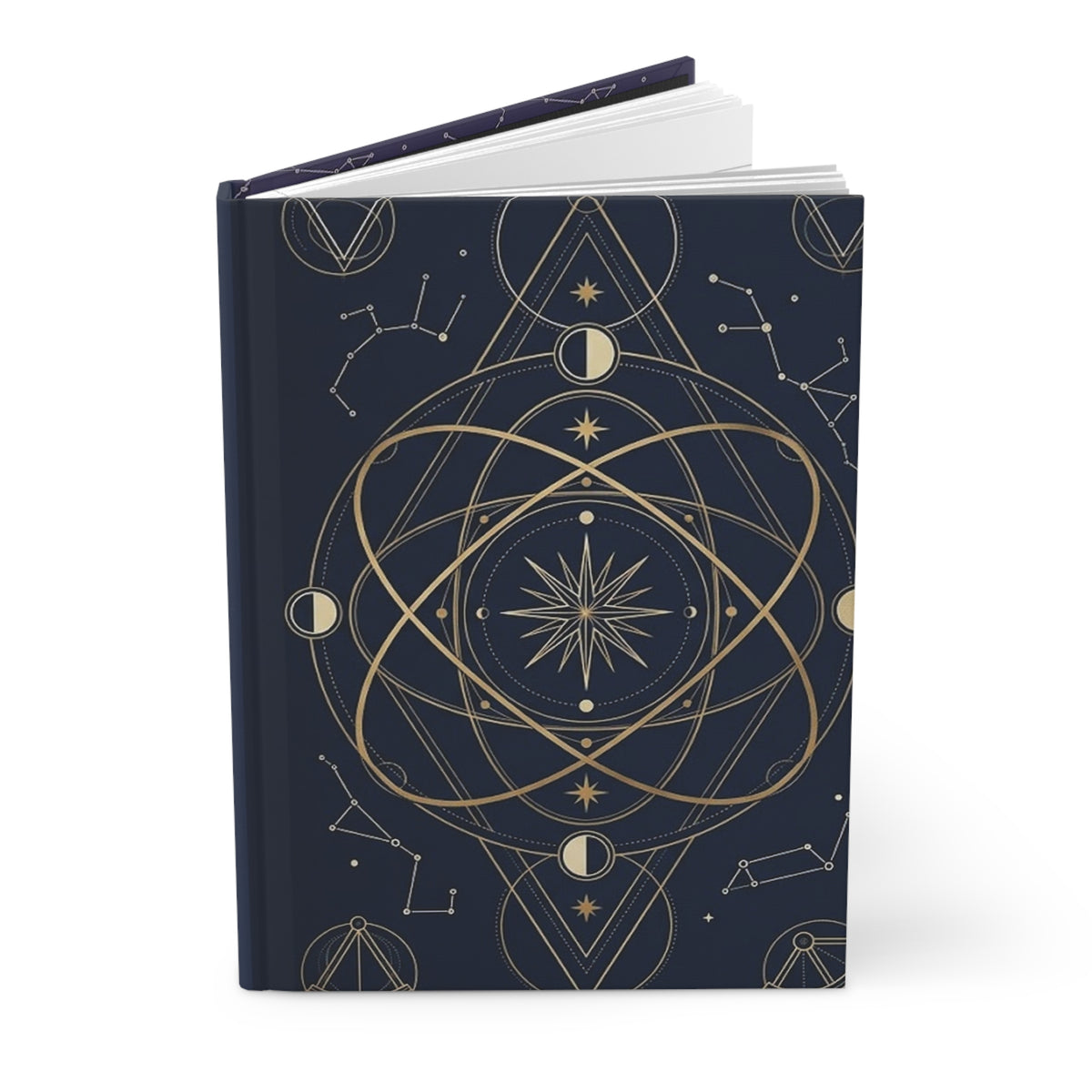 Celestial Geometry Variant 1 Hardcover Journal - Matte Lined Notebook