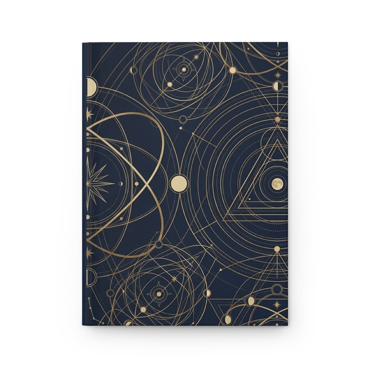 Celestial Geometry Variant 4 Hardcover Journal - Matte Lined Notebook