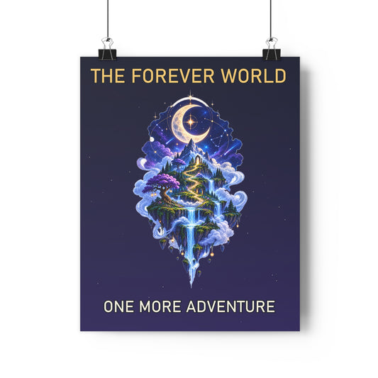 The Forever World Starlit Expedition 16" x 20" Fine Art Paper Poster