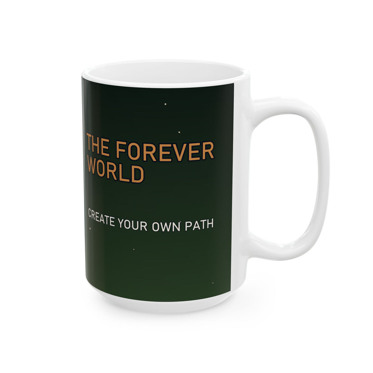 The Forever World Wildlands Compass Ceramic Mug