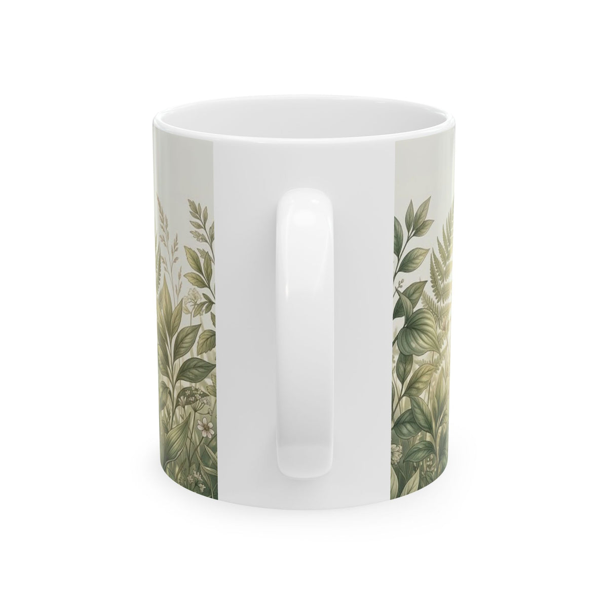Botanical Meadow Nature Quote Ceramic Mug