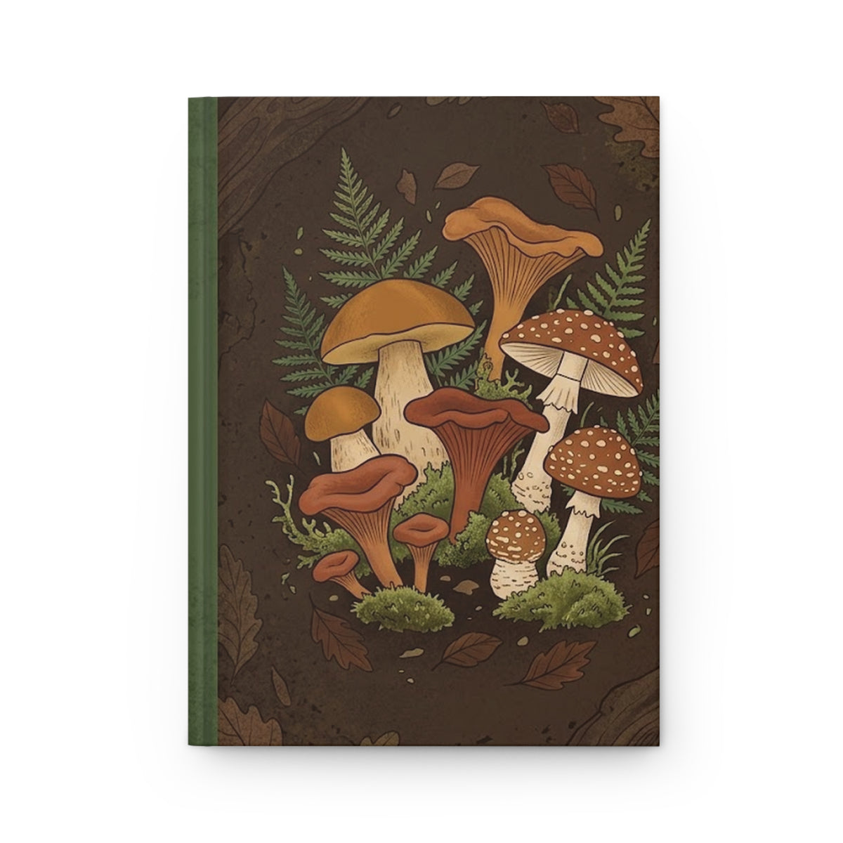 Forest Fungi Variant 1 Hardcover Journal - Matte Lined Notebook