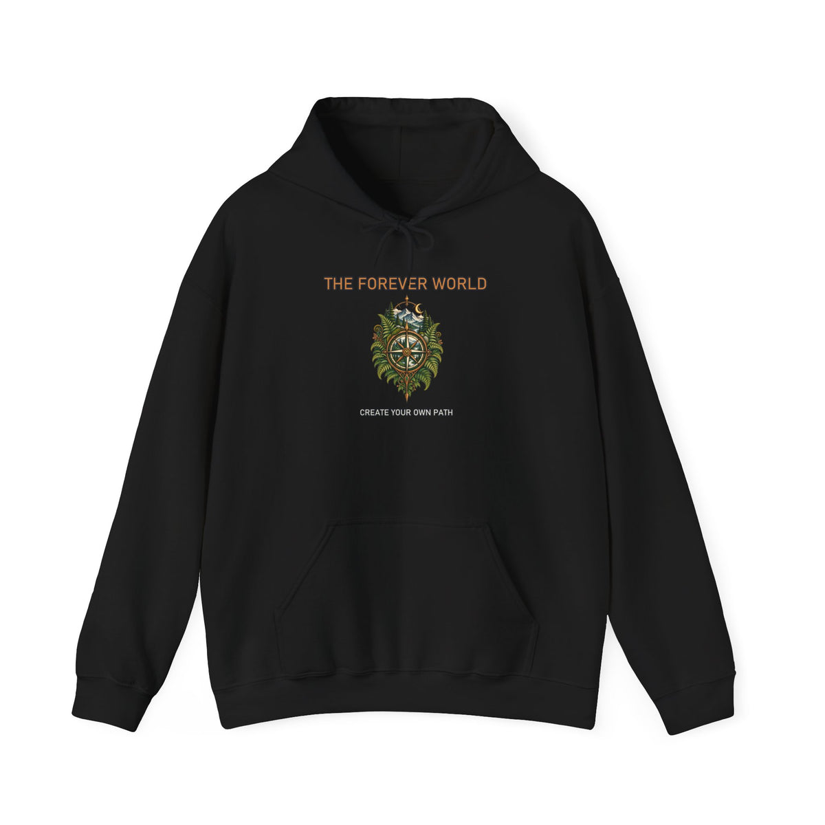 The Forever World Wildlands Compass Unisex Heavy Blend Hoodie