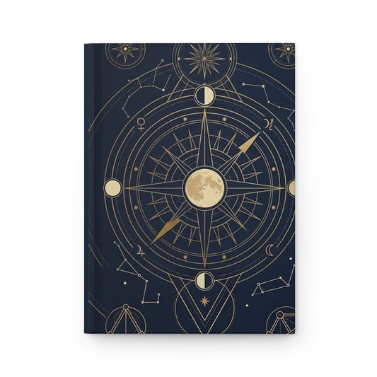 Celestial Geometry Variant 5 Hardcover Journal - Matte Lined Notebook