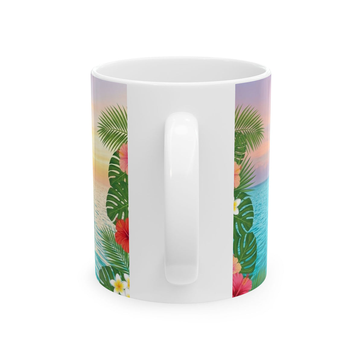 Tropical Ocean Nature Quote Ceramic Mug