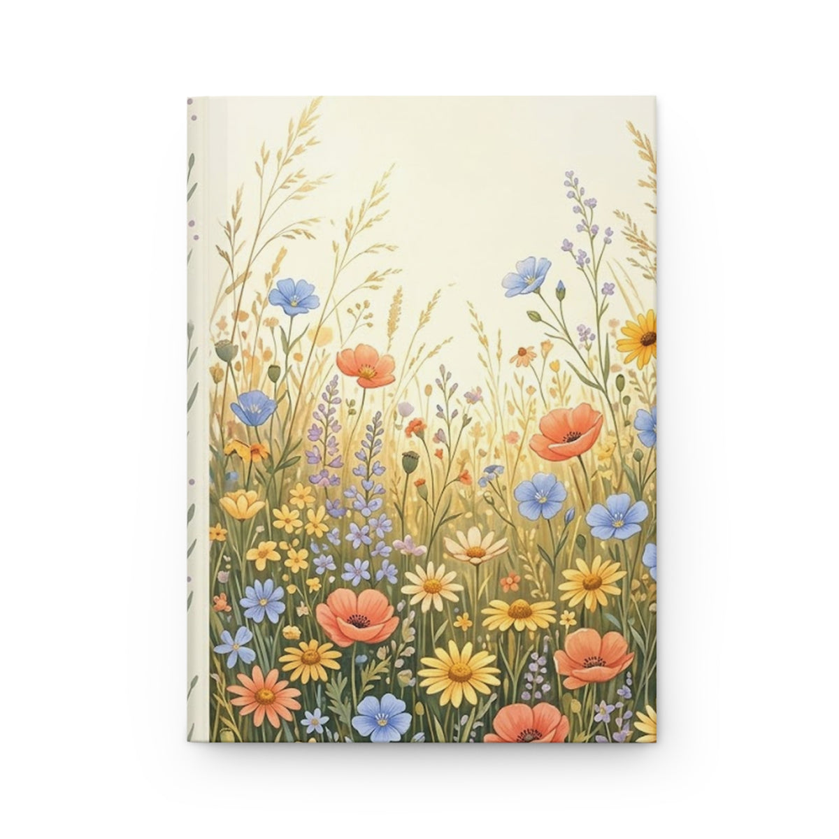 Sunlit Wildflowers Variant 1 Hardcover Journal - Matte Lined Notebook