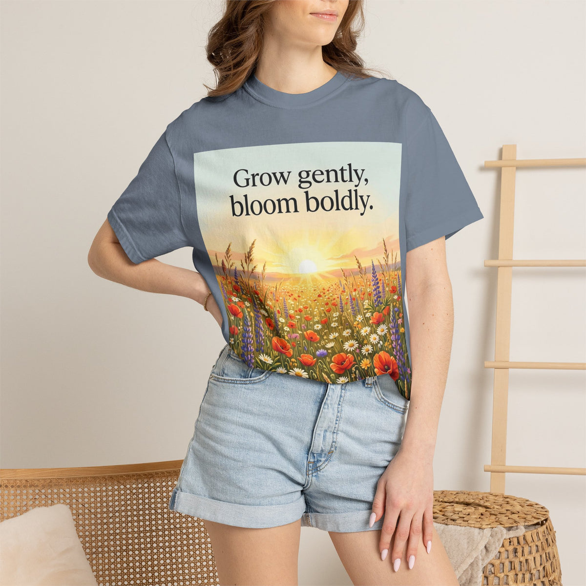 Wildflower Sunrise Premium Garment-Dyed T-Shirt | Comfort Colors 1717