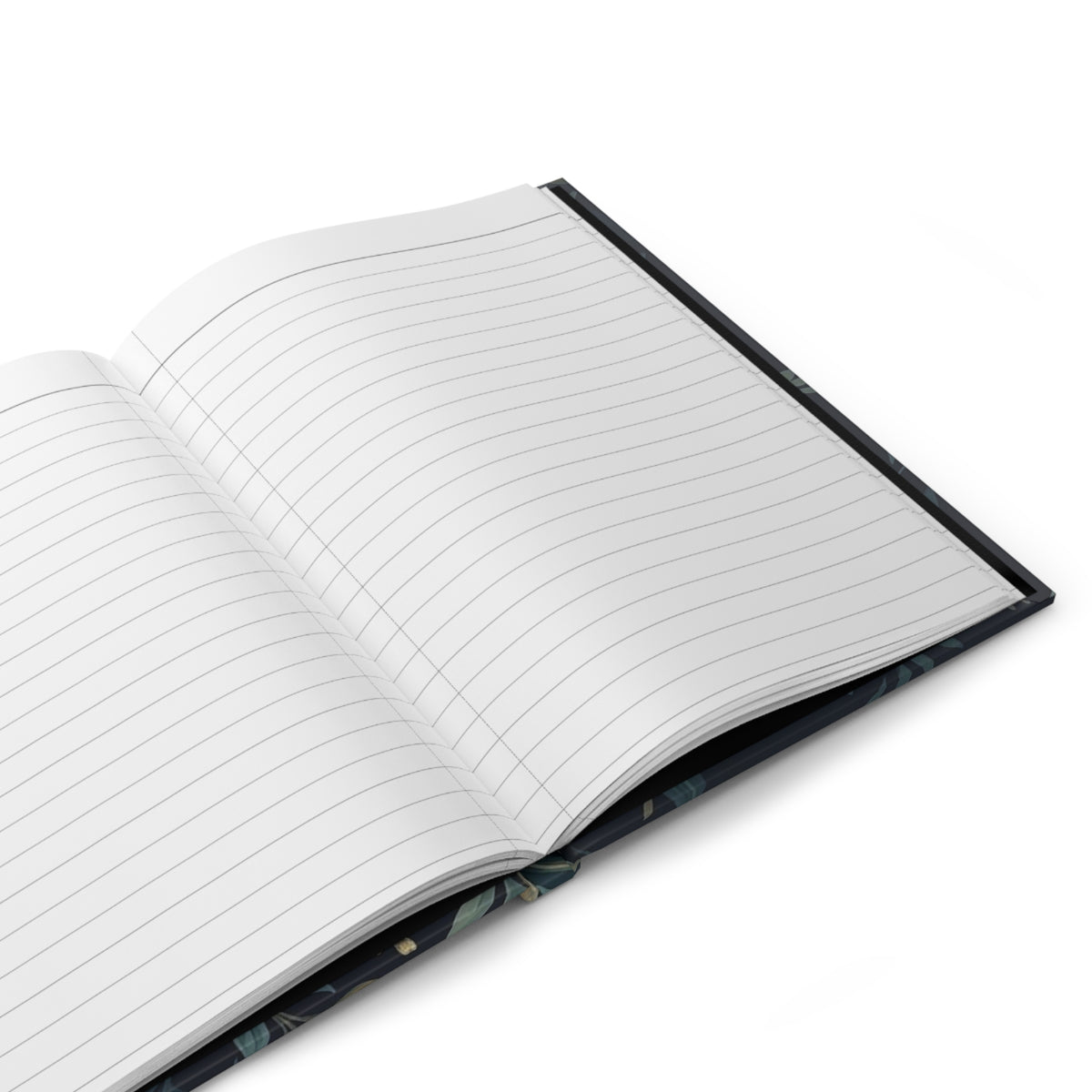 Midnight Botanicals Hardcover Journal - Matte Lined Notebook