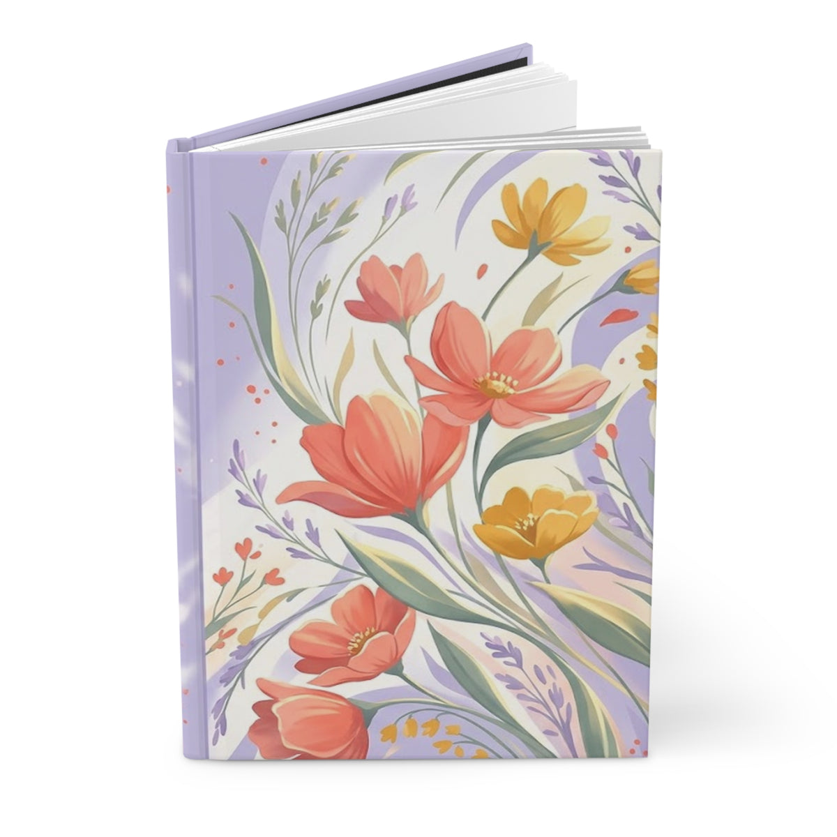 Sunlit Wildflowers Variant 5 Hardcover Journal - Matte Lined Notebook