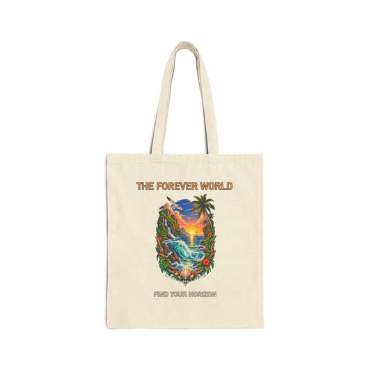 The Forever World Ocean Realm Cotton Canvas Tote Bag