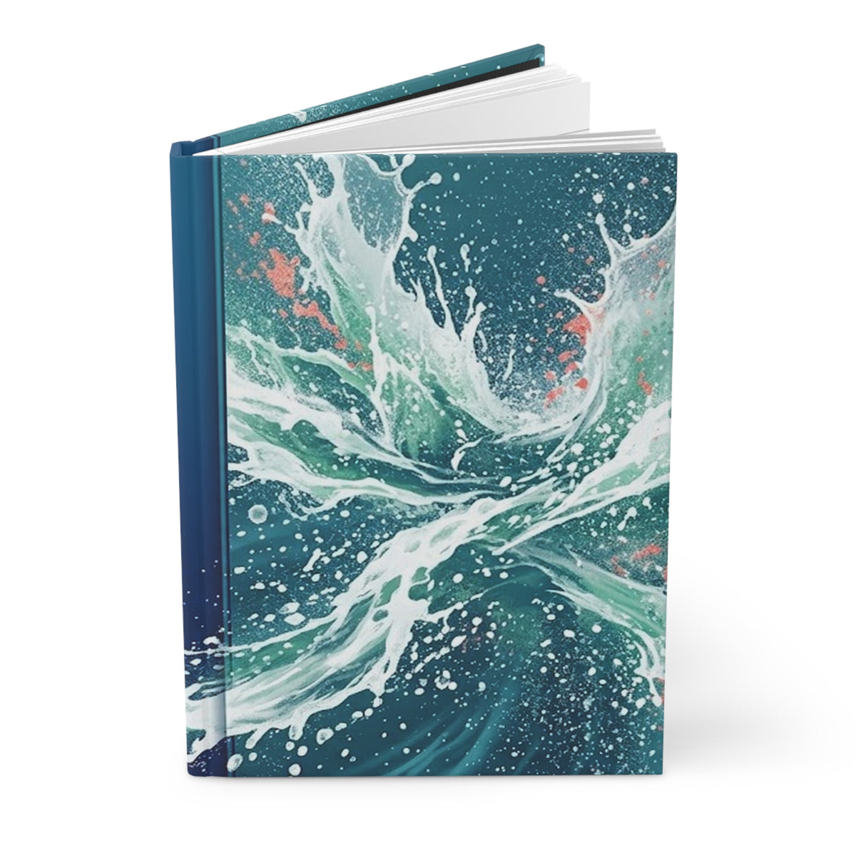 Ocean Currents Variant 4 Hardcover Journal - Matte Lined Notebook
