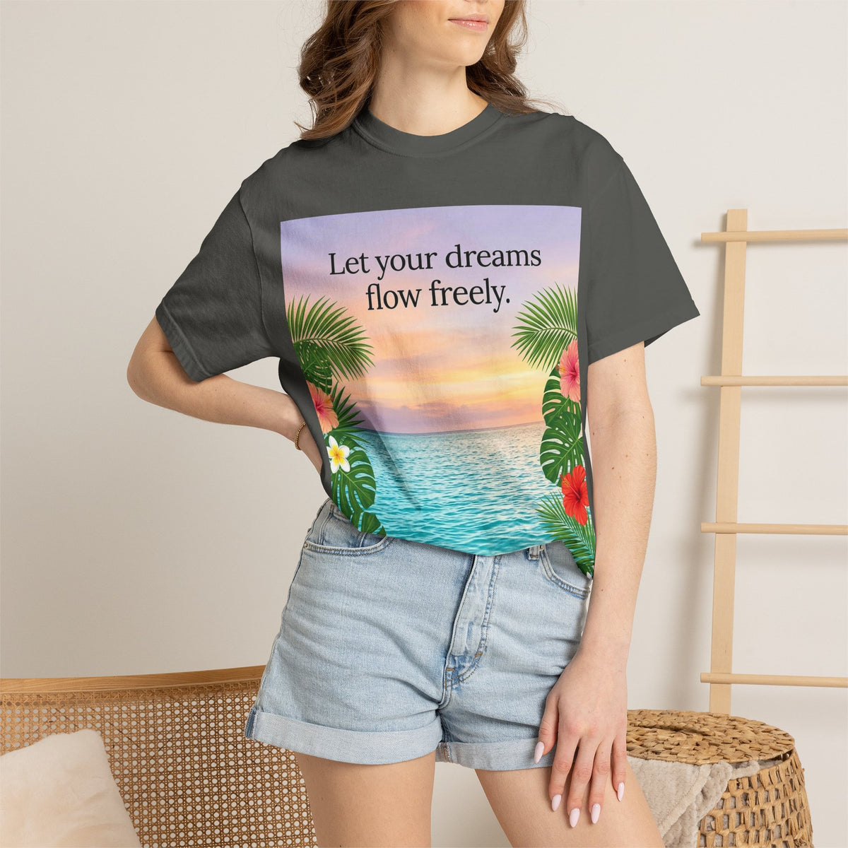 Tropical Ocean Premium Garment-Dyed T-Shirt | Comfort Colors 1717
