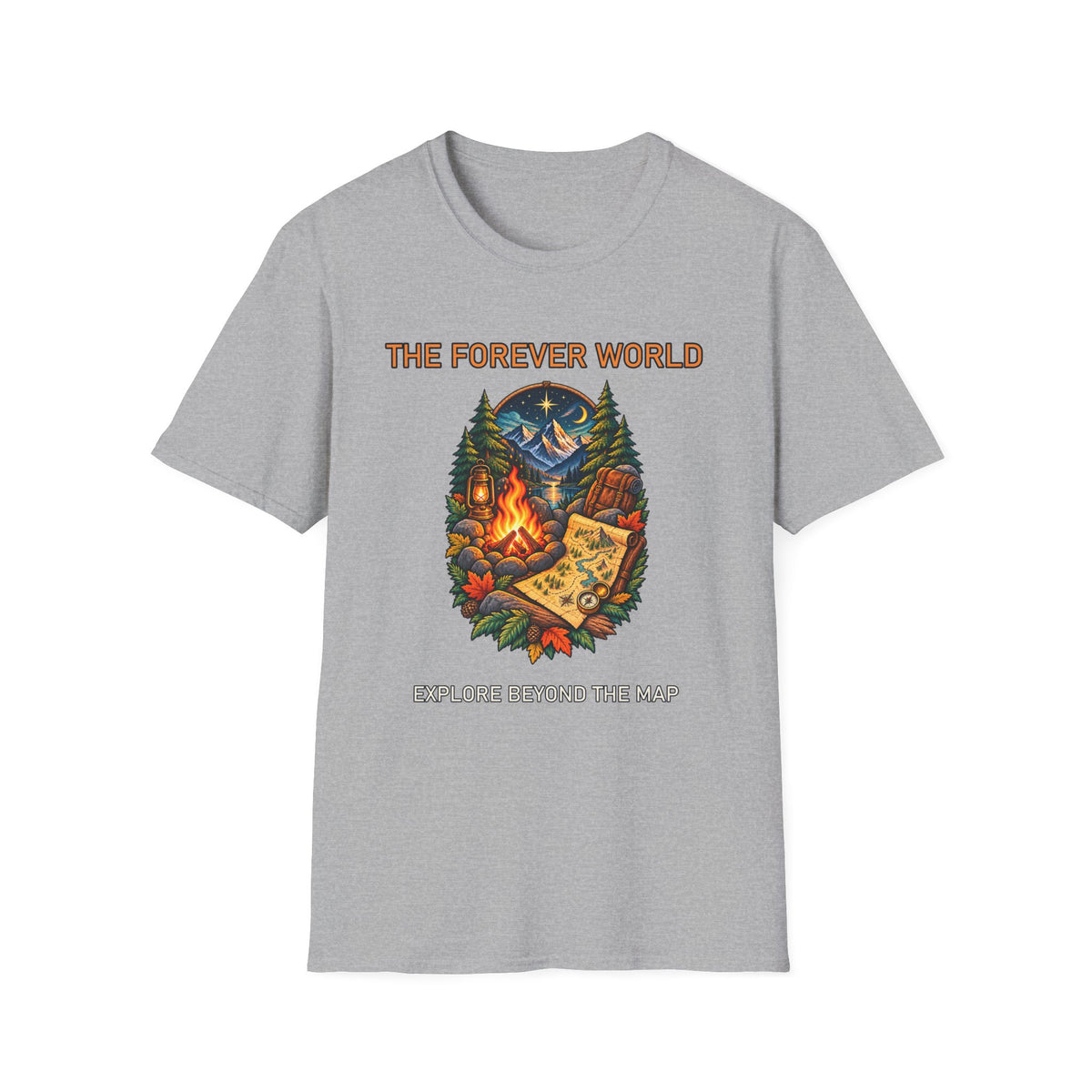 The Forever World Campfire Quest Unisex Softstyle T-Shirt
