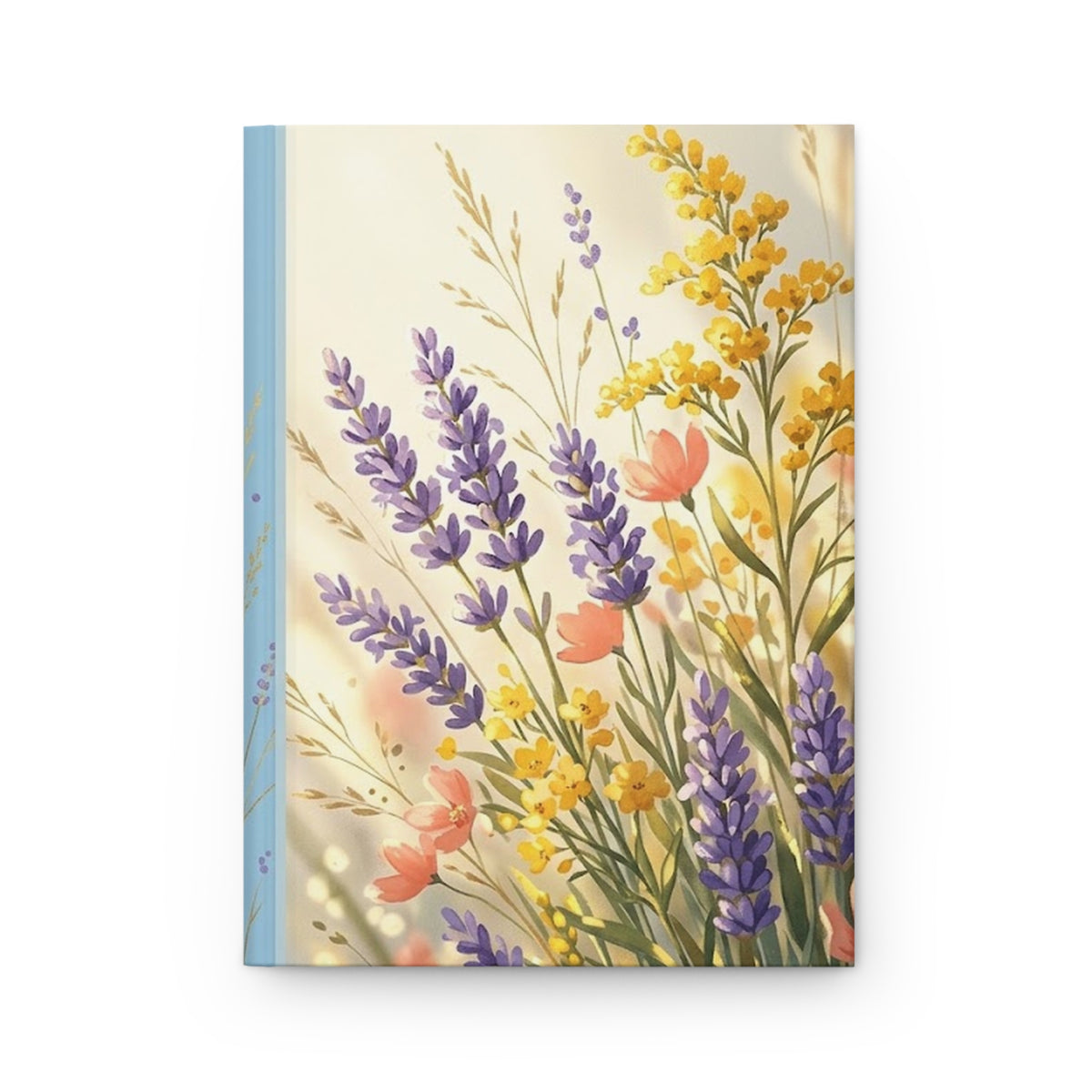 Sunlit Wildflowers Variant 2 Hardcover Journal - Matte Lined Notebook