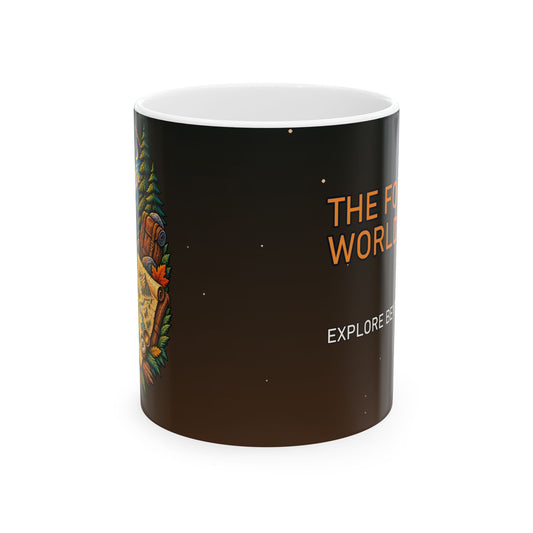 The Forever World Campfire Quest Ceramic Mug