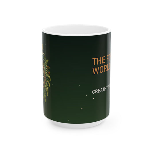 The Forever World Wildlands Compass Ceramic Mug
