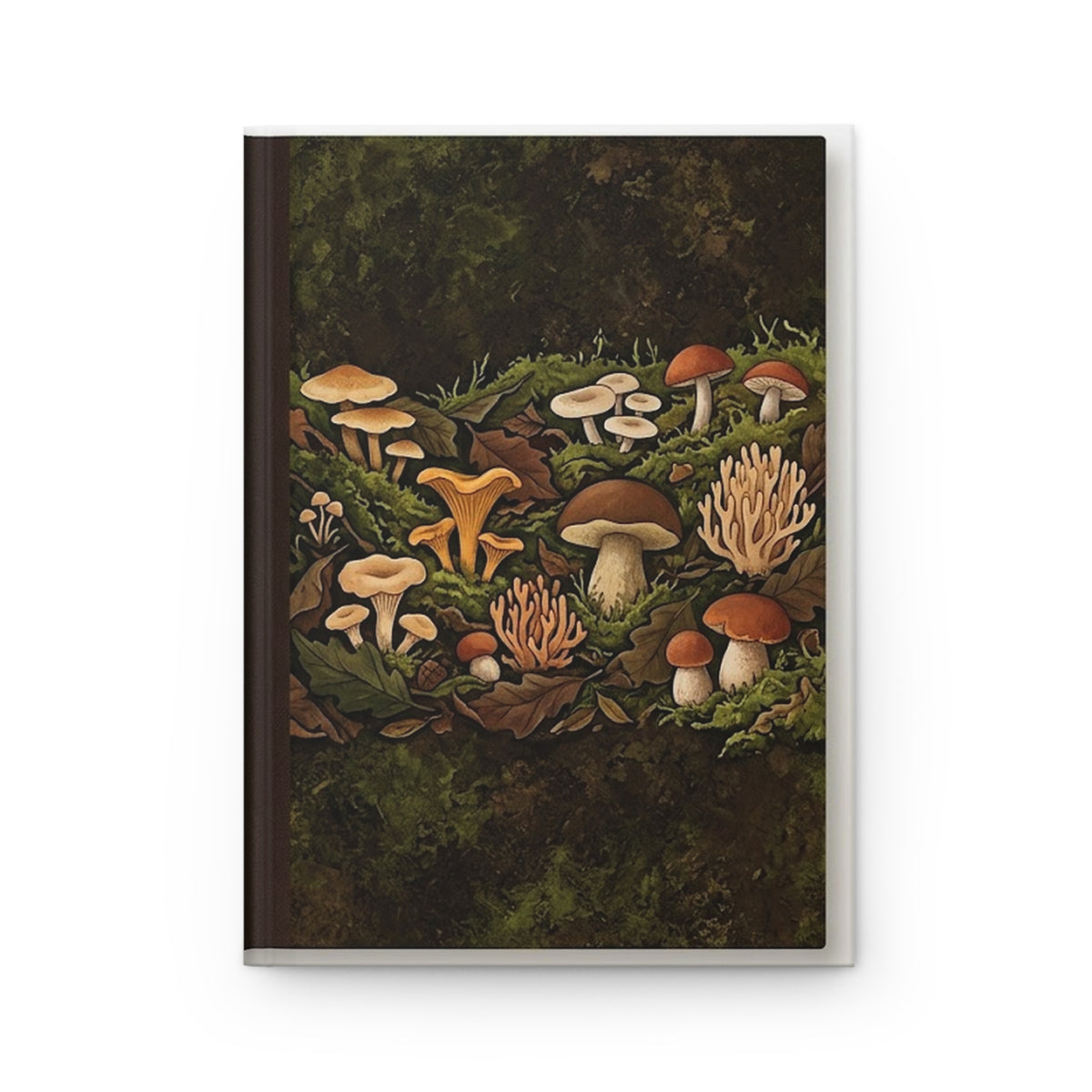 Forest Fungi Variant 5 Hardcover Journal - Matte Lined Notebook