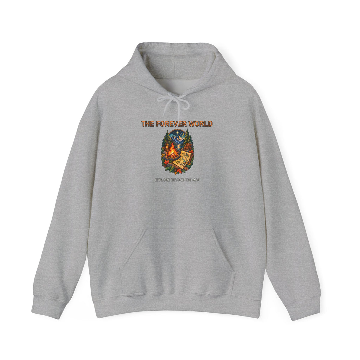 The Forever World Campfire Quest Unisex Heavy Blend Hoodie