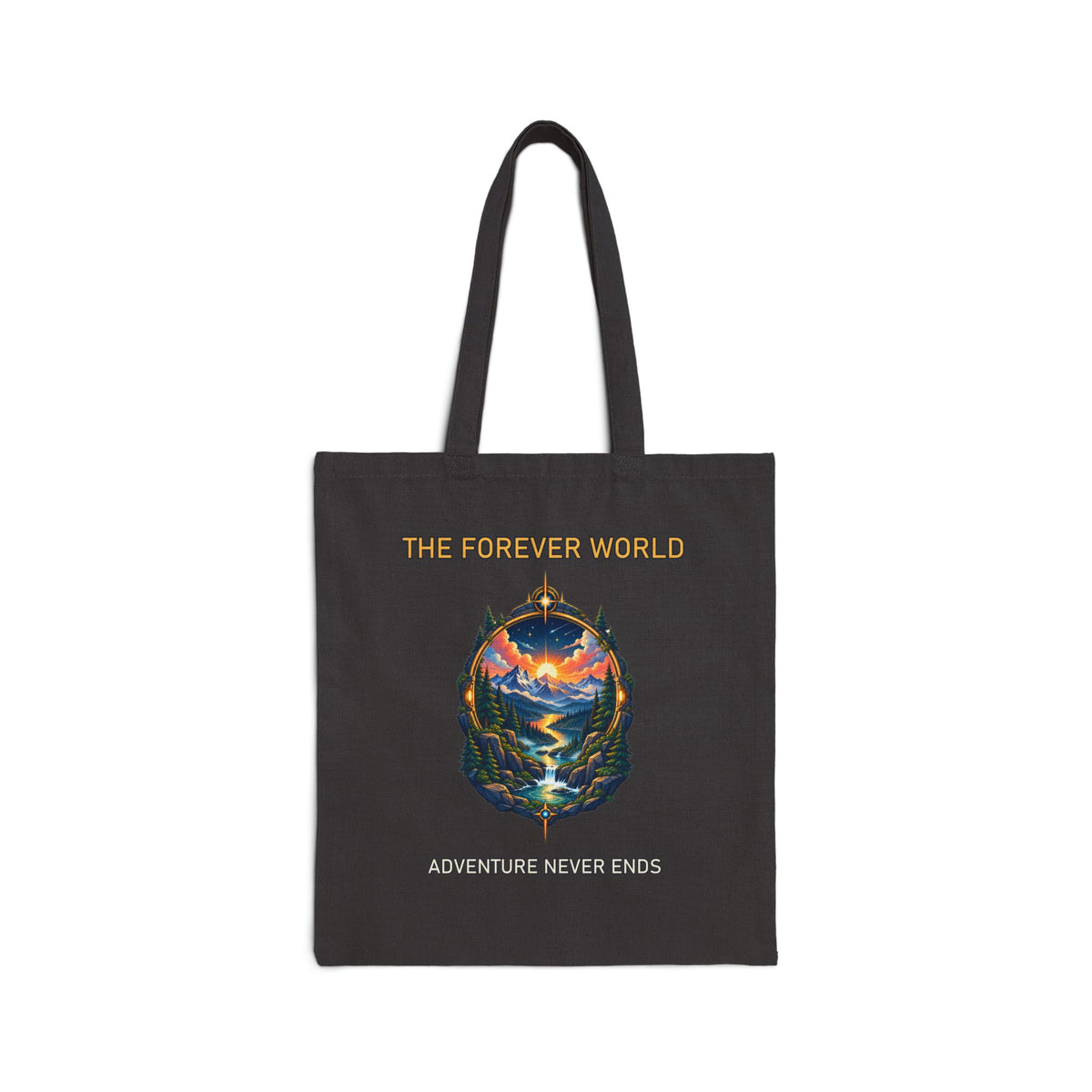 The Forever World Eternal Horizon Cotton Canvas Tote Bag