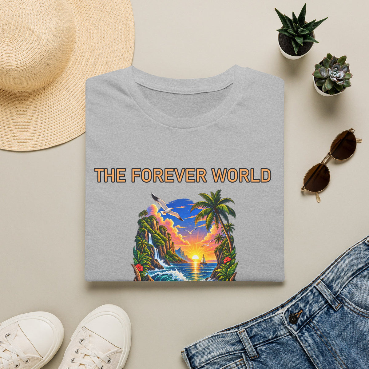 The Forever World Ocean Realm Unisex Softstyle T-Shirt