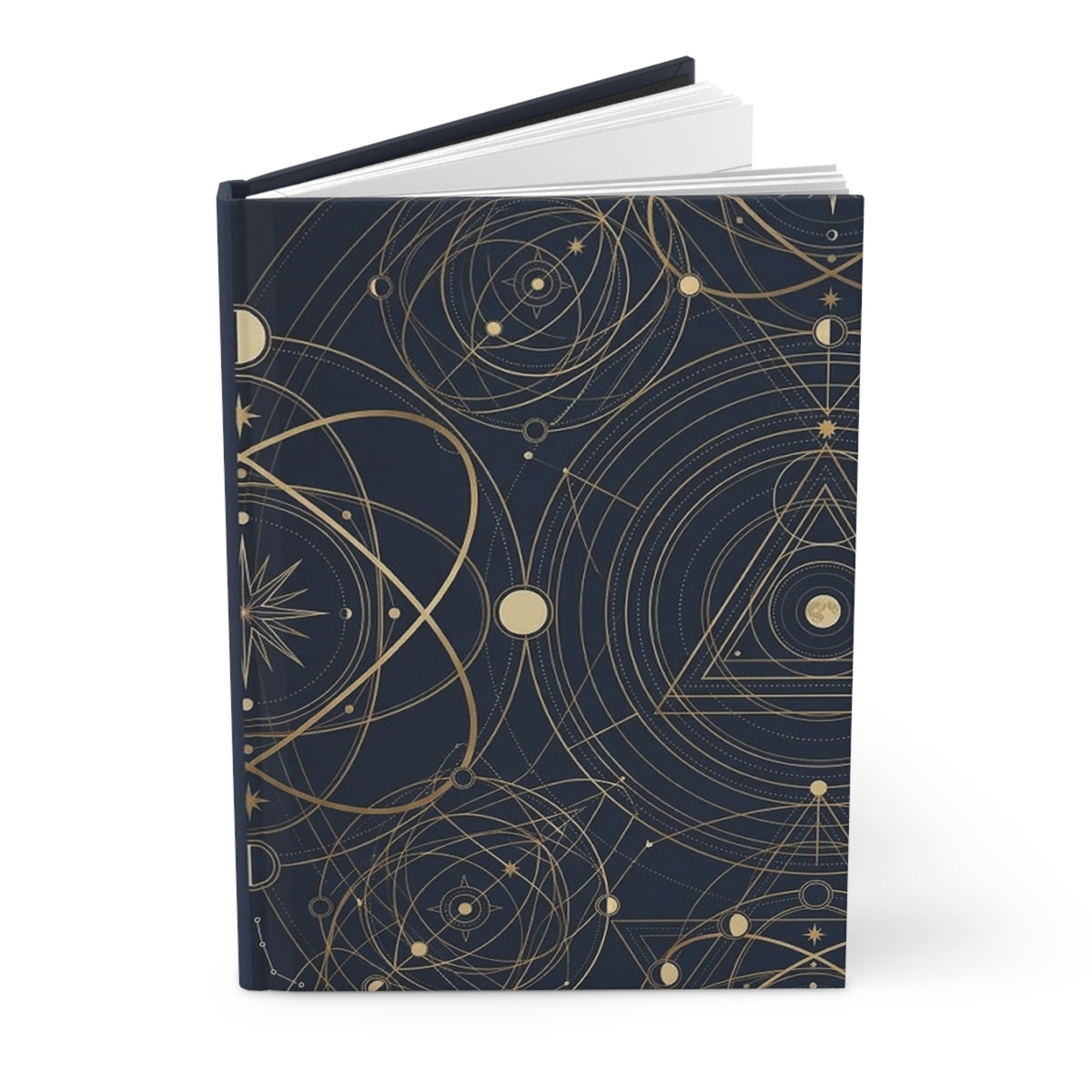 Celestial Geometry Variant 4 Hardcover Journal - Matte Lined Notebook