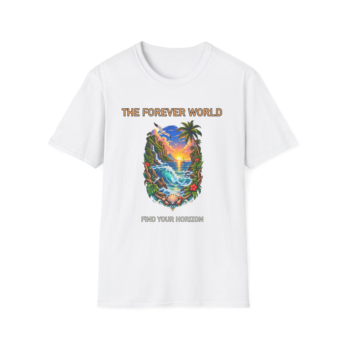 The Forever World Ocean Realm Unisex Softstyle T-Shirt