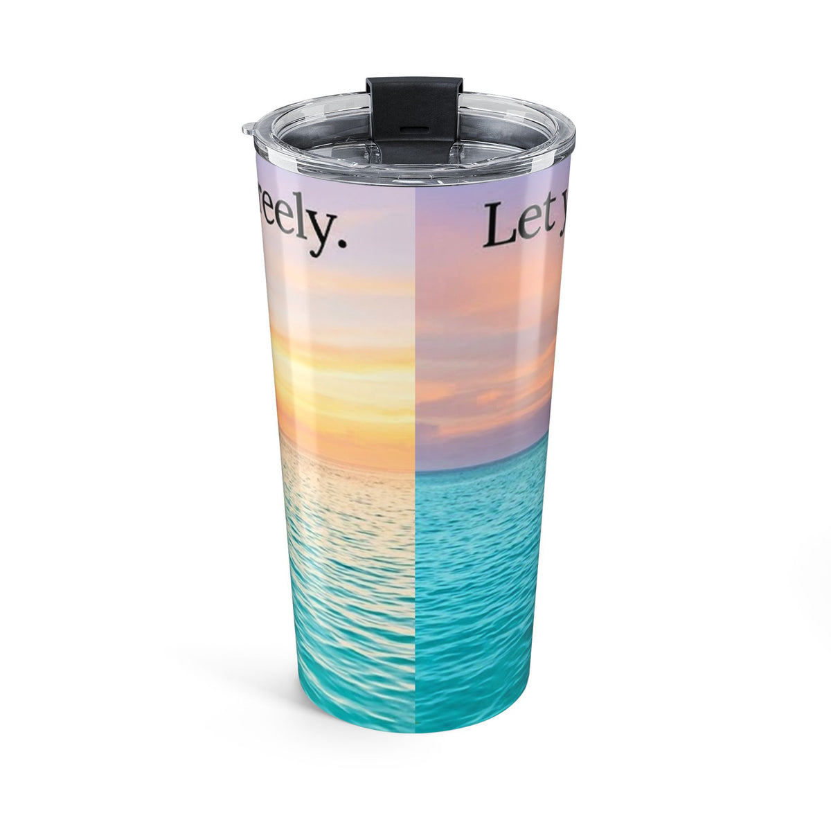 Tropical Ocean Nature Quote 20oz Insulated Tumbler