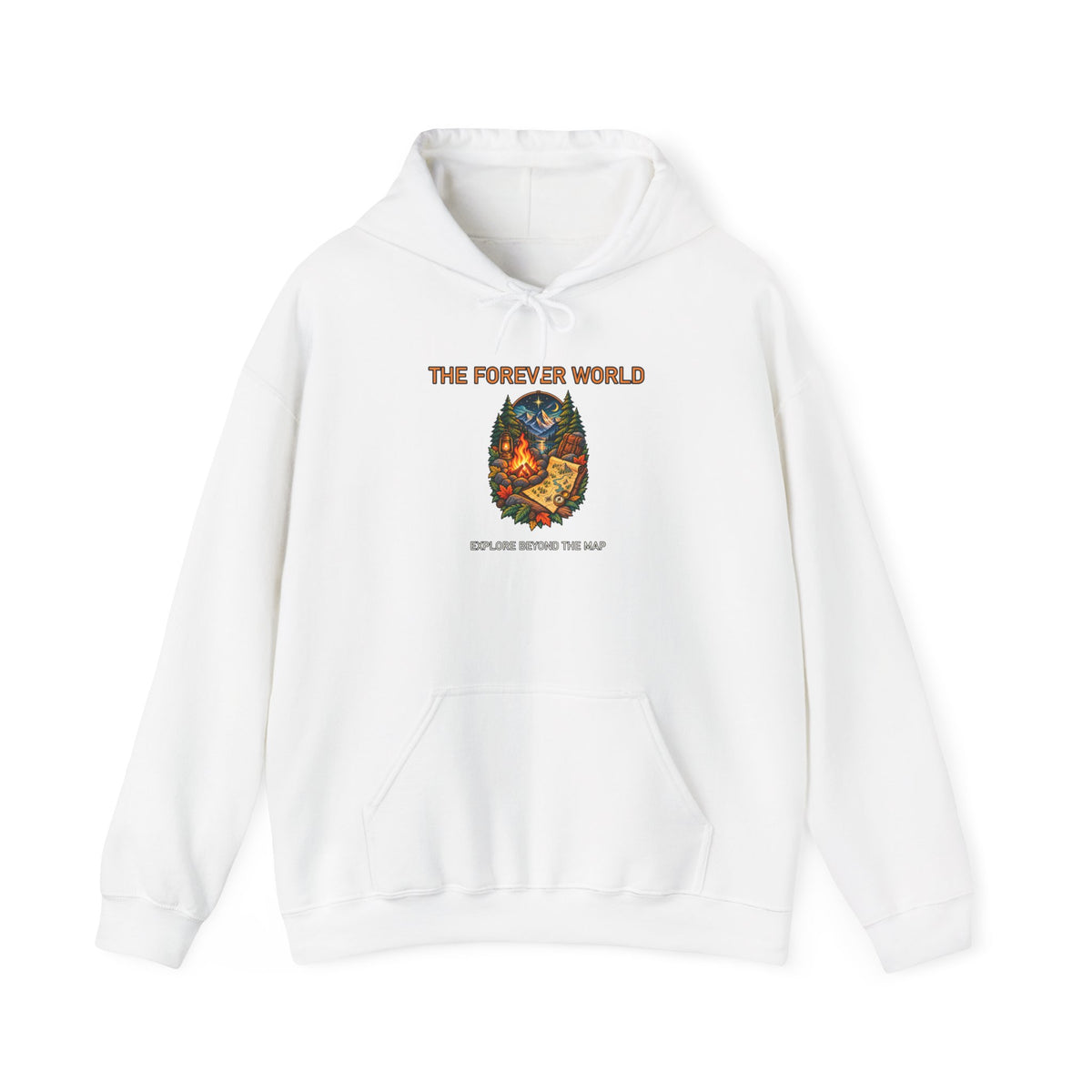 The Forever World Campfire Quest Unisex Heavy Blend Hoodie