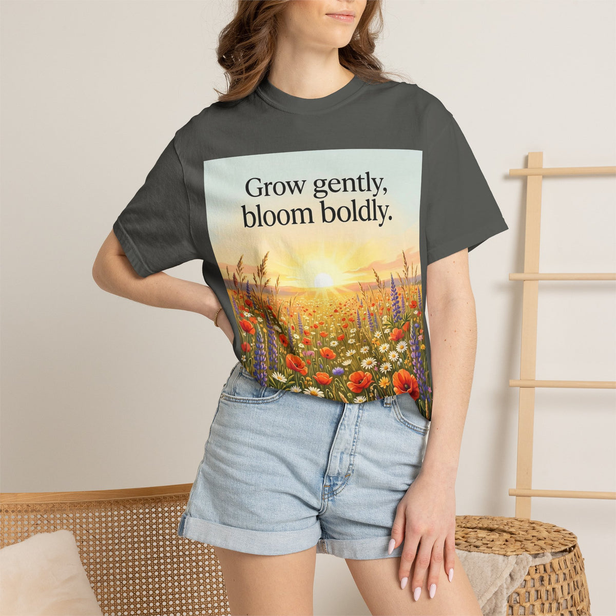 Wildflower Sunrise Premium Garment-Dyed T-Shirt | Comfort Colors 1717