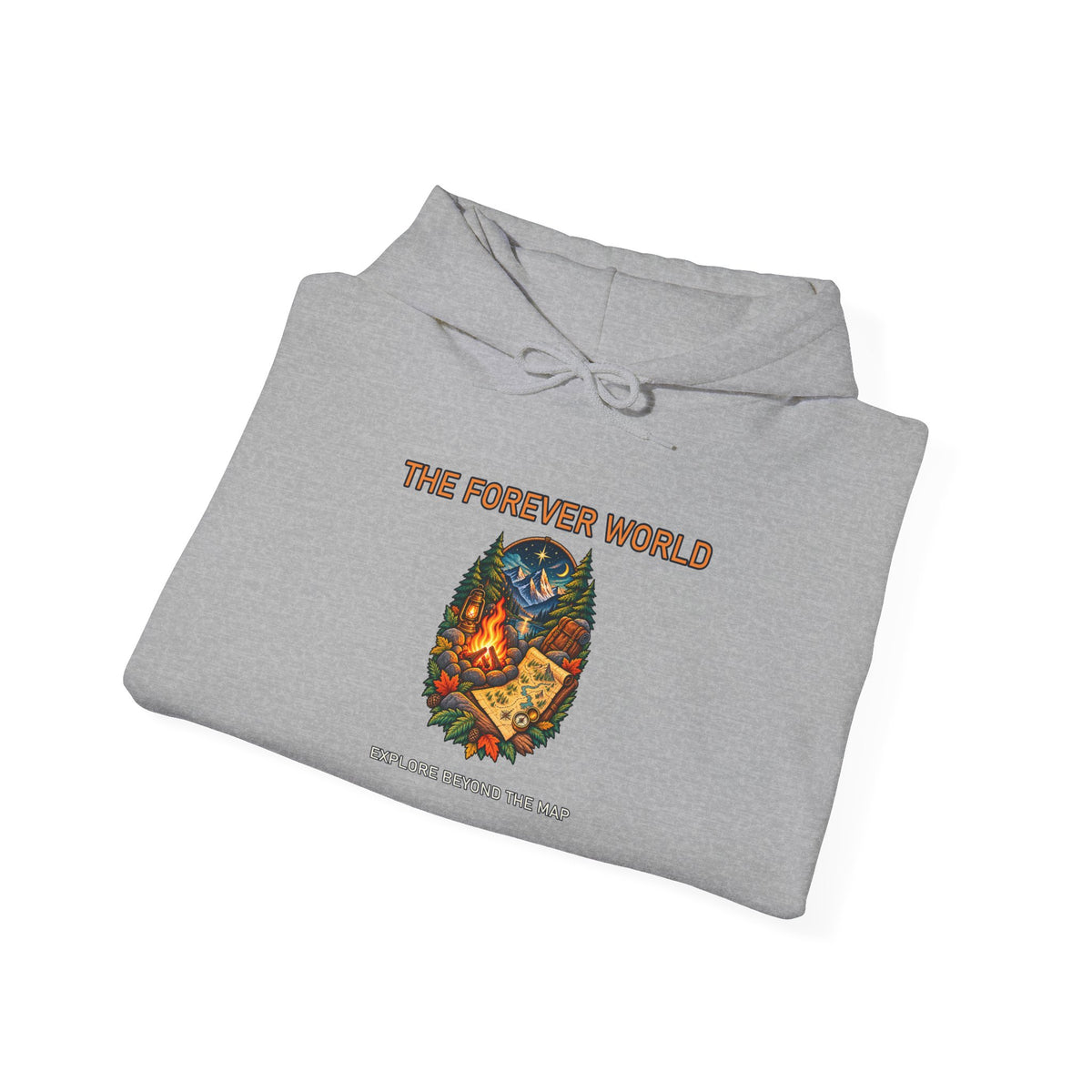The Forever World Campfire Quest Unisex Heavy Blend Hoodie