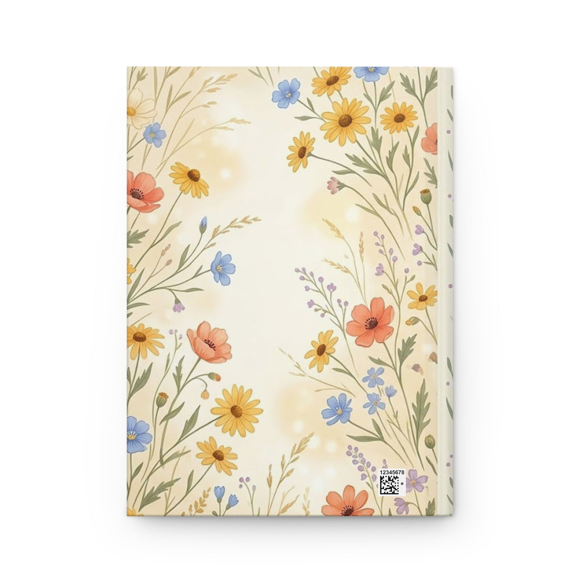 Sunlit Wildflowers Variant 1 Hardcover Journal - Matte Lined Notebook