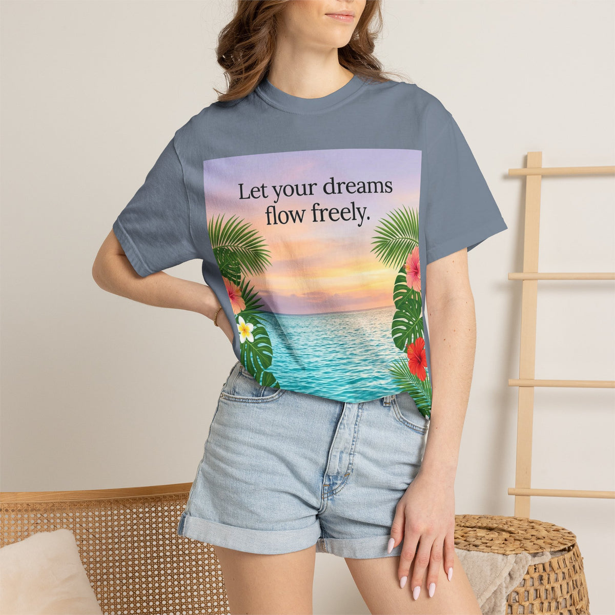 Tropical Ocean Premium Garment-Dyed T-Shirt | Comfort Colors 1717