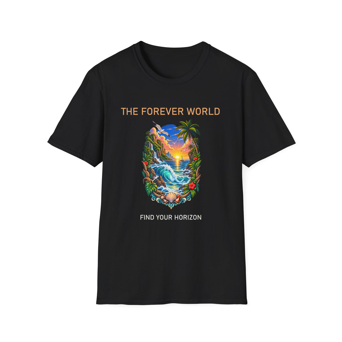 The Forever World Ocean Realm Unisex Softstyle T-Shirt